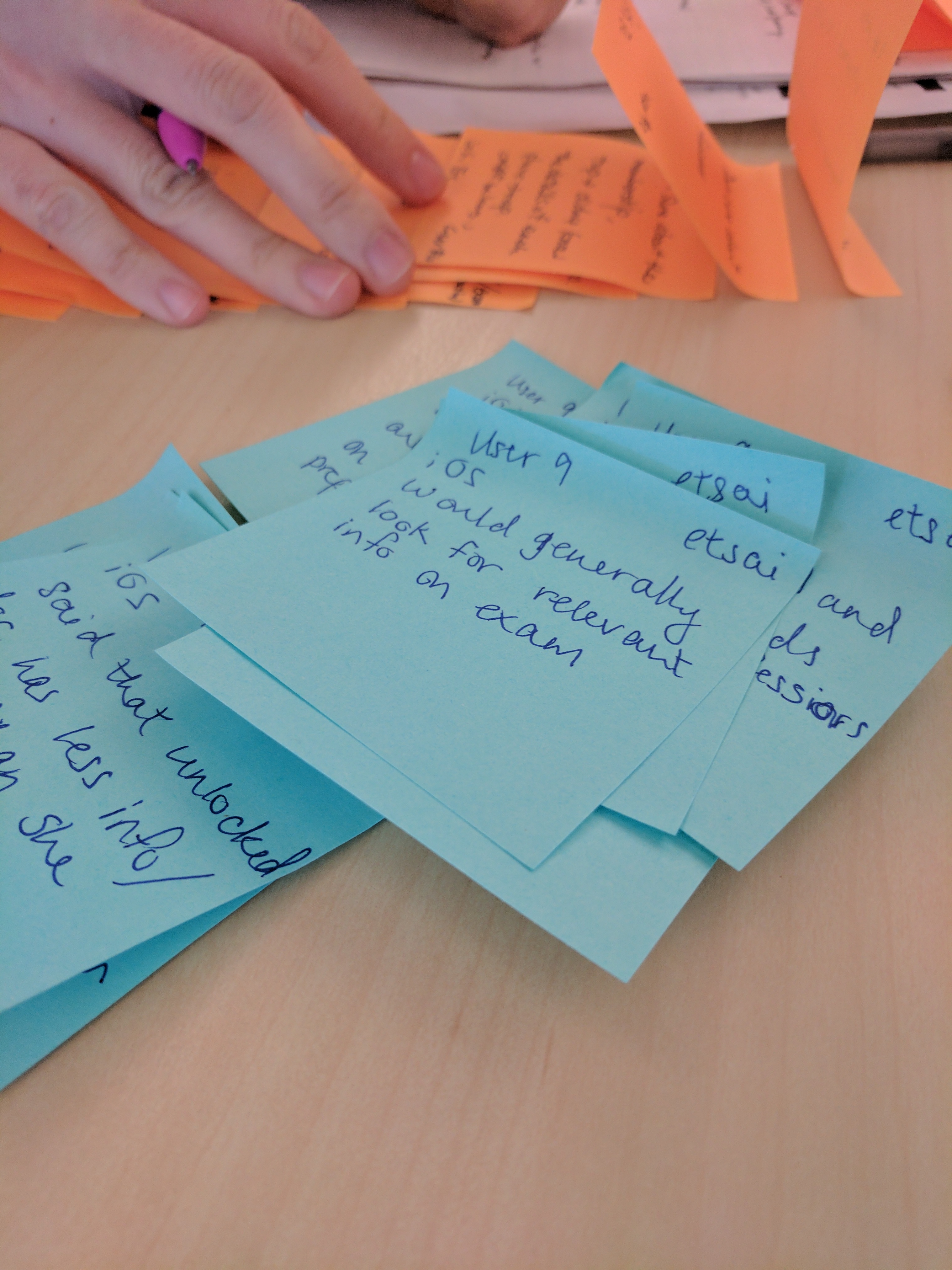 We collected user data